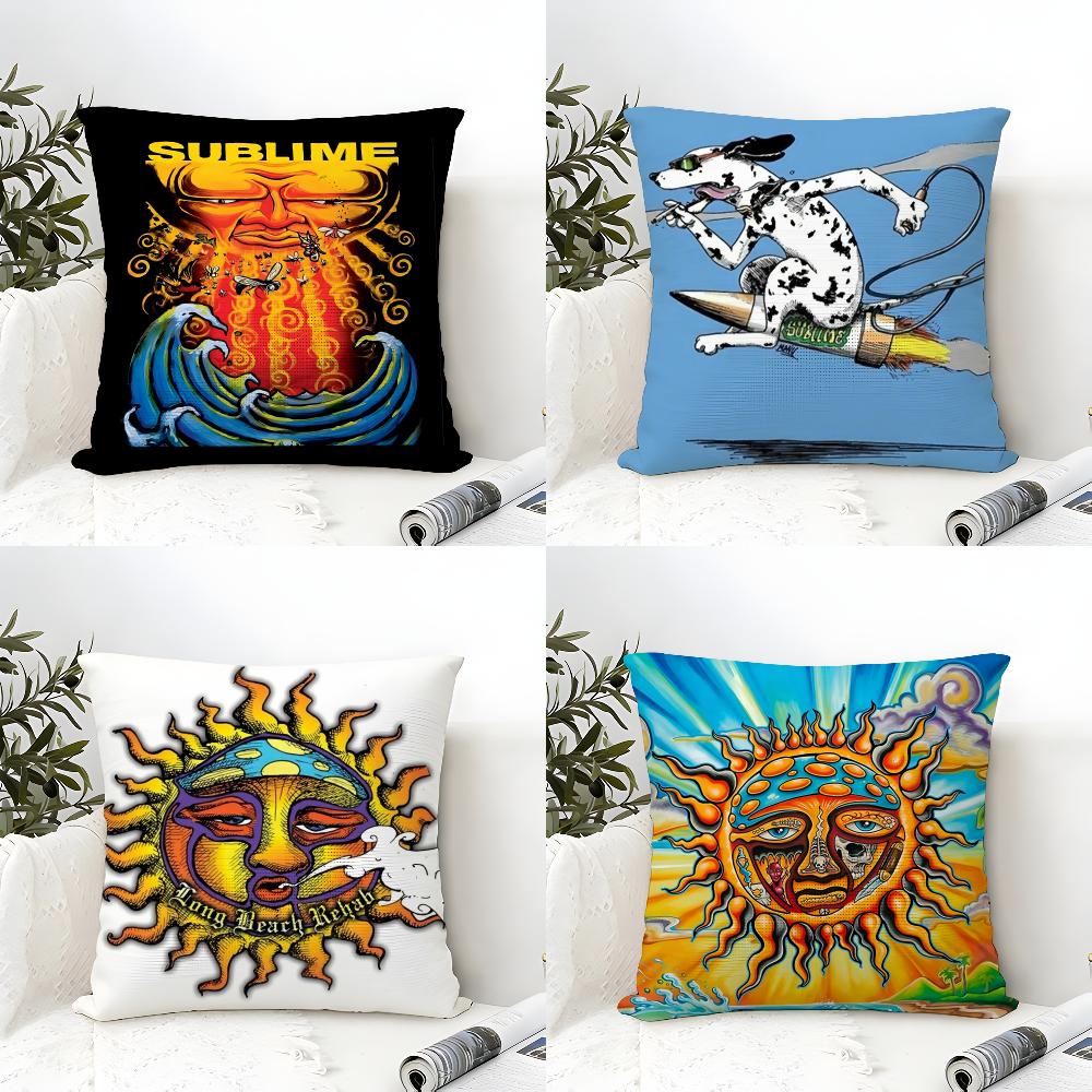 Pillow Cover Sublimation - Funda de cojín S-Sublime Band Reggae,