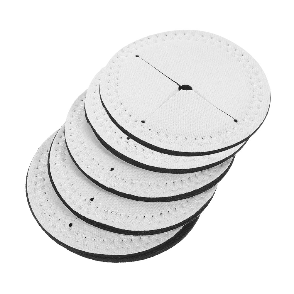 Coaster Sublimation Blank - 5 Posavasos Redondos Blancos para Copas