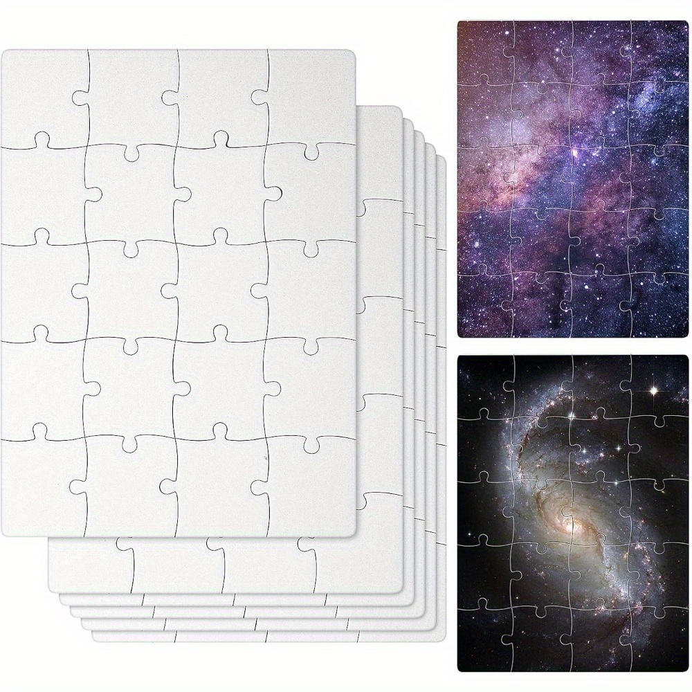 Puzzle Blank White - Rompecabezas en blanco de sublimación de
