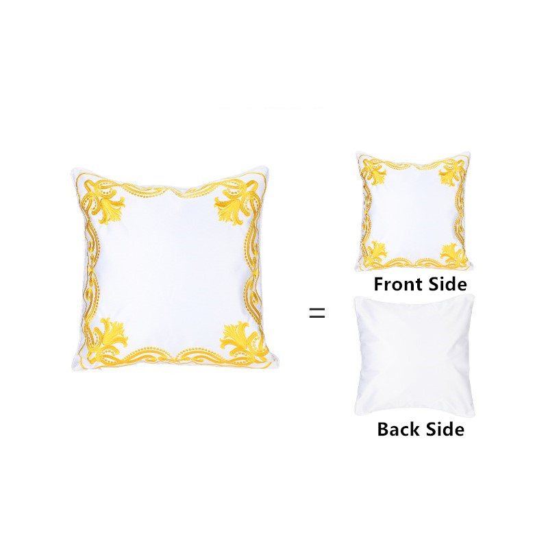 Pillow Cover Sublimation - Funda de almohada cuadrada en blanco