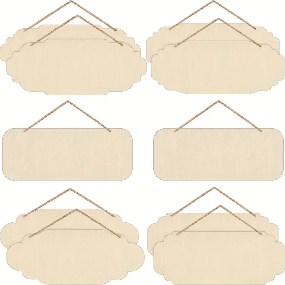 Yard Sign Blank - Cartel de madera colgante en blanco