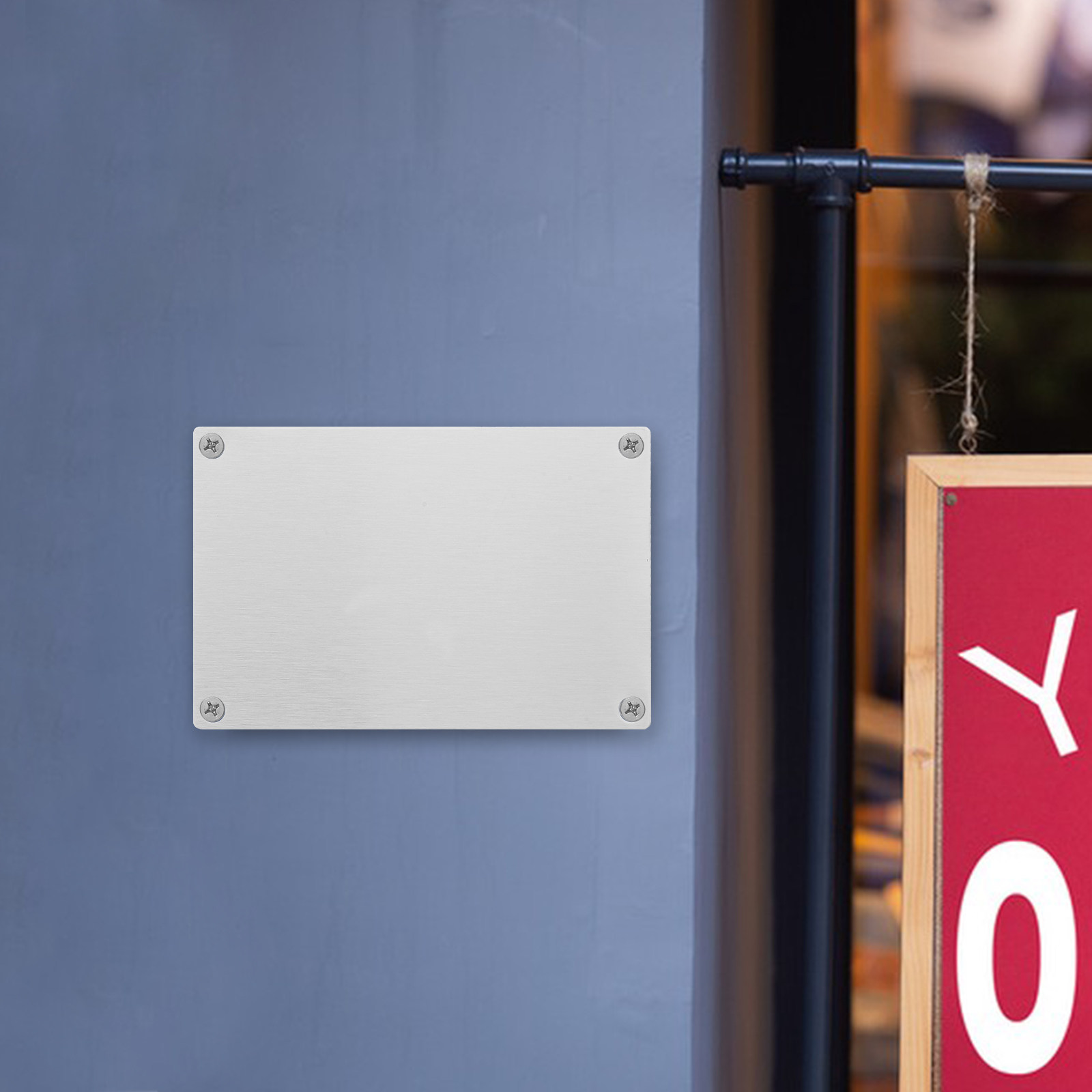 5 Placas de Acero Inoxidable e - Yard Sign Blank reseña y precio
