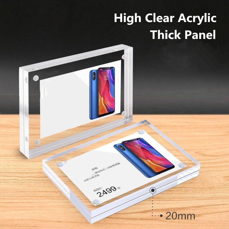 Etiqueta de precio acrílica ma - Photo Acrylic Block reseña y precio