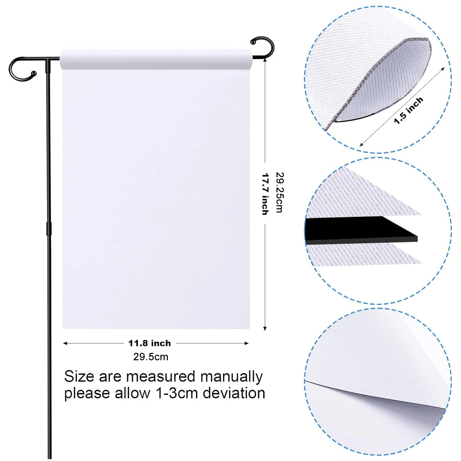 Banderas de jardín en blanco d - Yard Sign Blank reseña y precio
