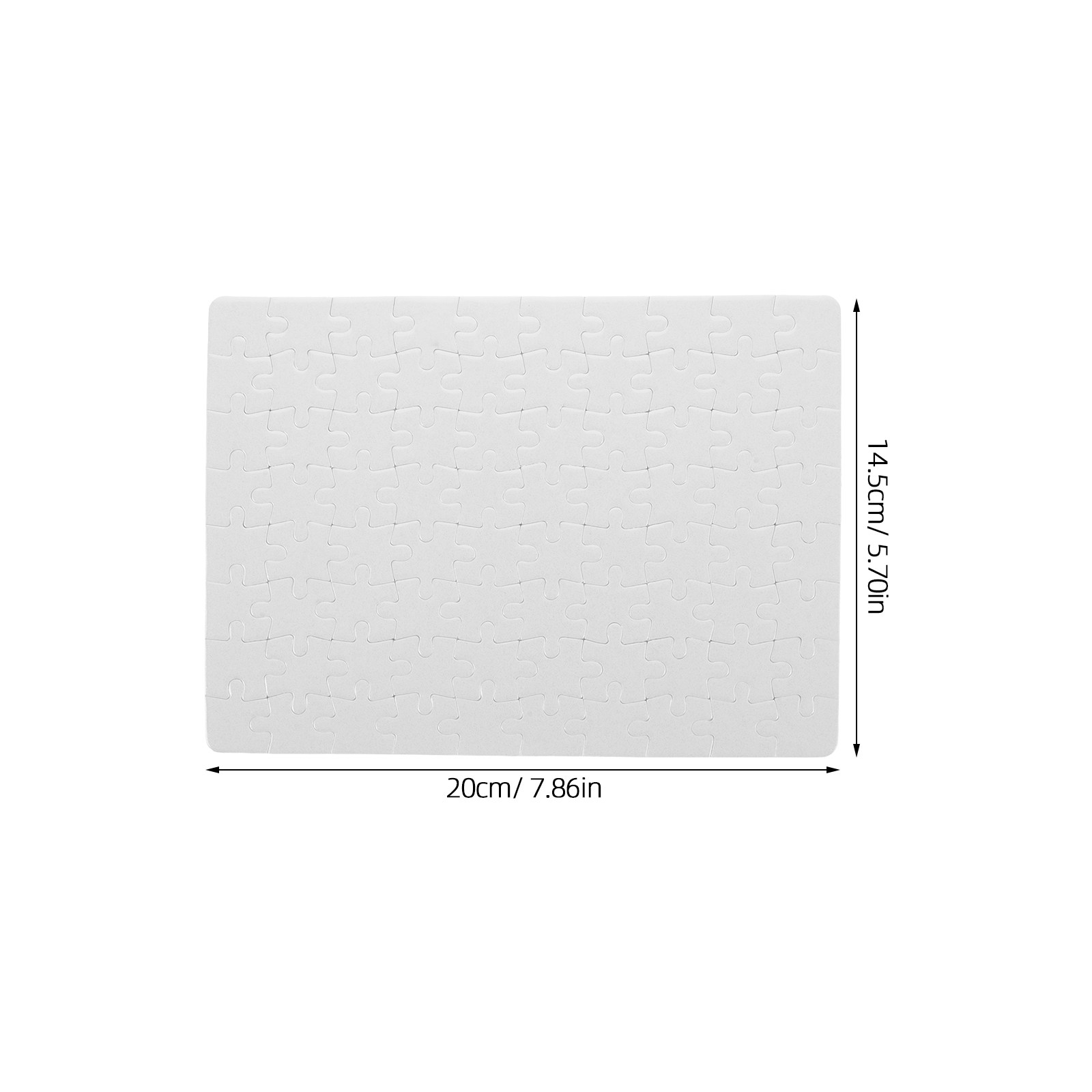 4 Hojas de Rompecabezas Blanco - Puzzle Blank White reseña y precio