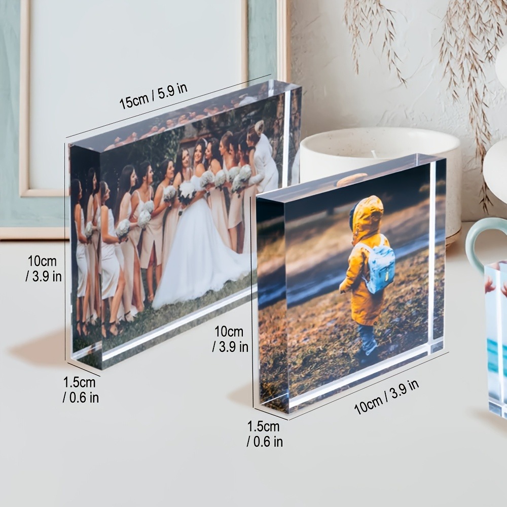 Bloque de Fotos Acrílico 3D Pe - Photo Acrylic Block reseña y precio