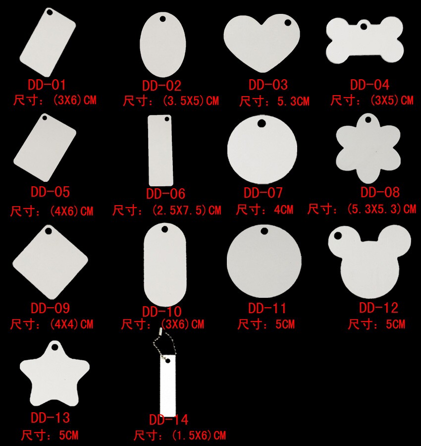 100 unids/lote etiquetas colga - Coaster Sublimation Blank reseña y precio
