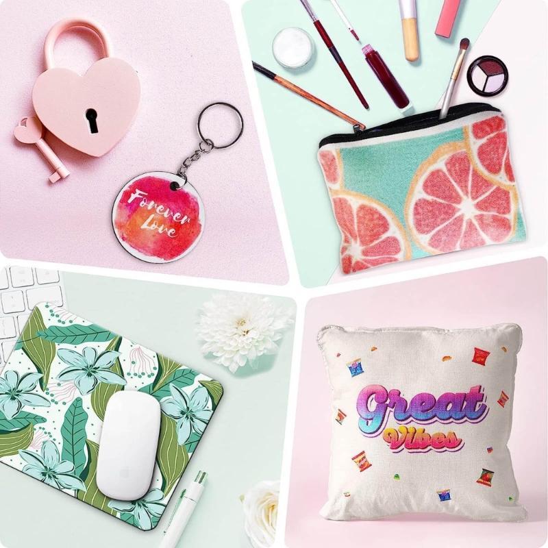 Juego de llaveros de corazón e - Mouse Pad Blank Sublimation reseña y precio