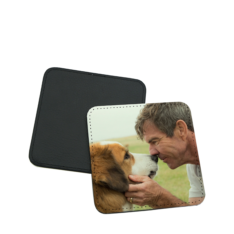 Lote de 10 Posavasos de Cuero  - Coaster Sublimation Blank reseña y precio
