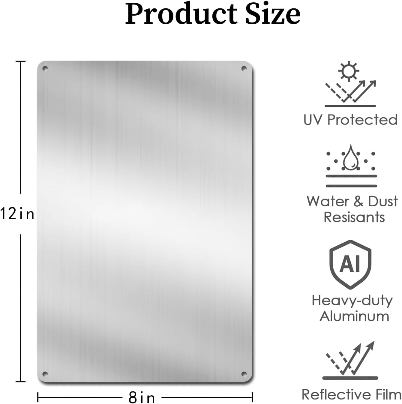 Letreros de Metal con reglas d - Yard Sign Blank reseña y precio