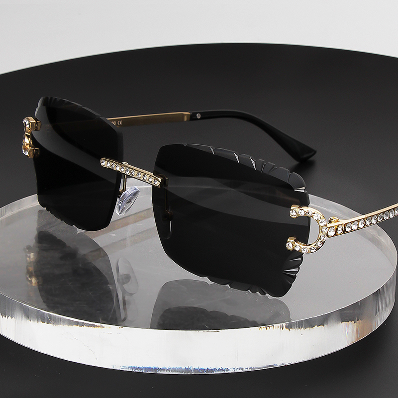 Gafas de Sol Cuadradas Sin Mon - Metal Photo Panel reseña y precio