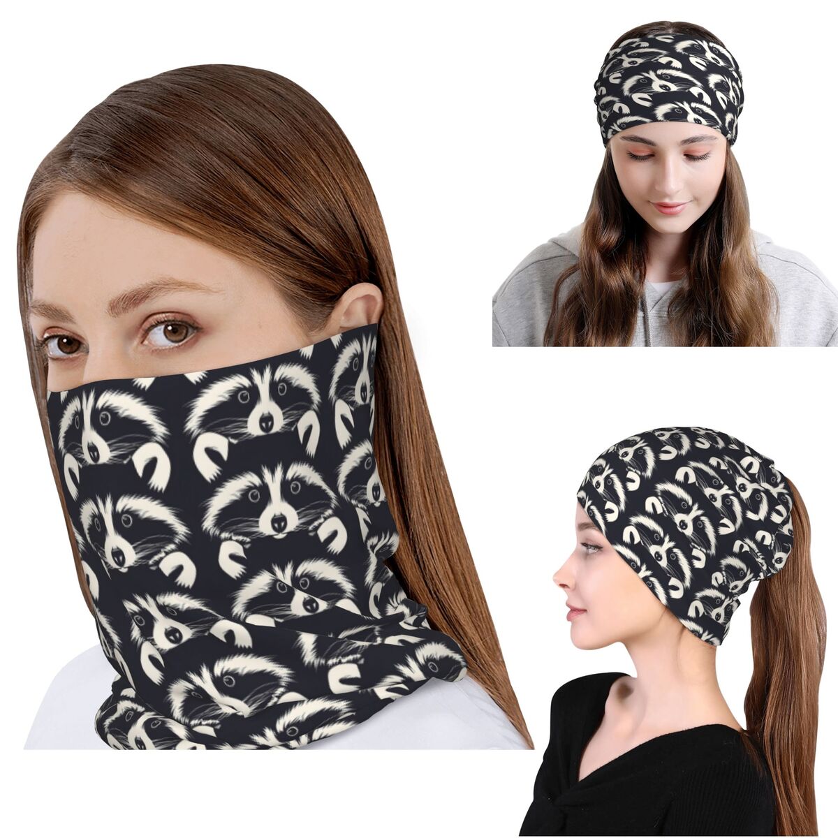 Pañuelo mágico con diseño de c - Bandana Blank White reseña y precio