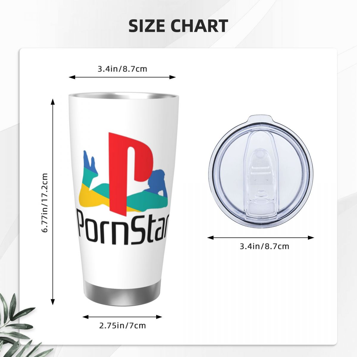 Ps Pron Star Vaso de acero ino - Tumbler 20Oz White reseña y precio
