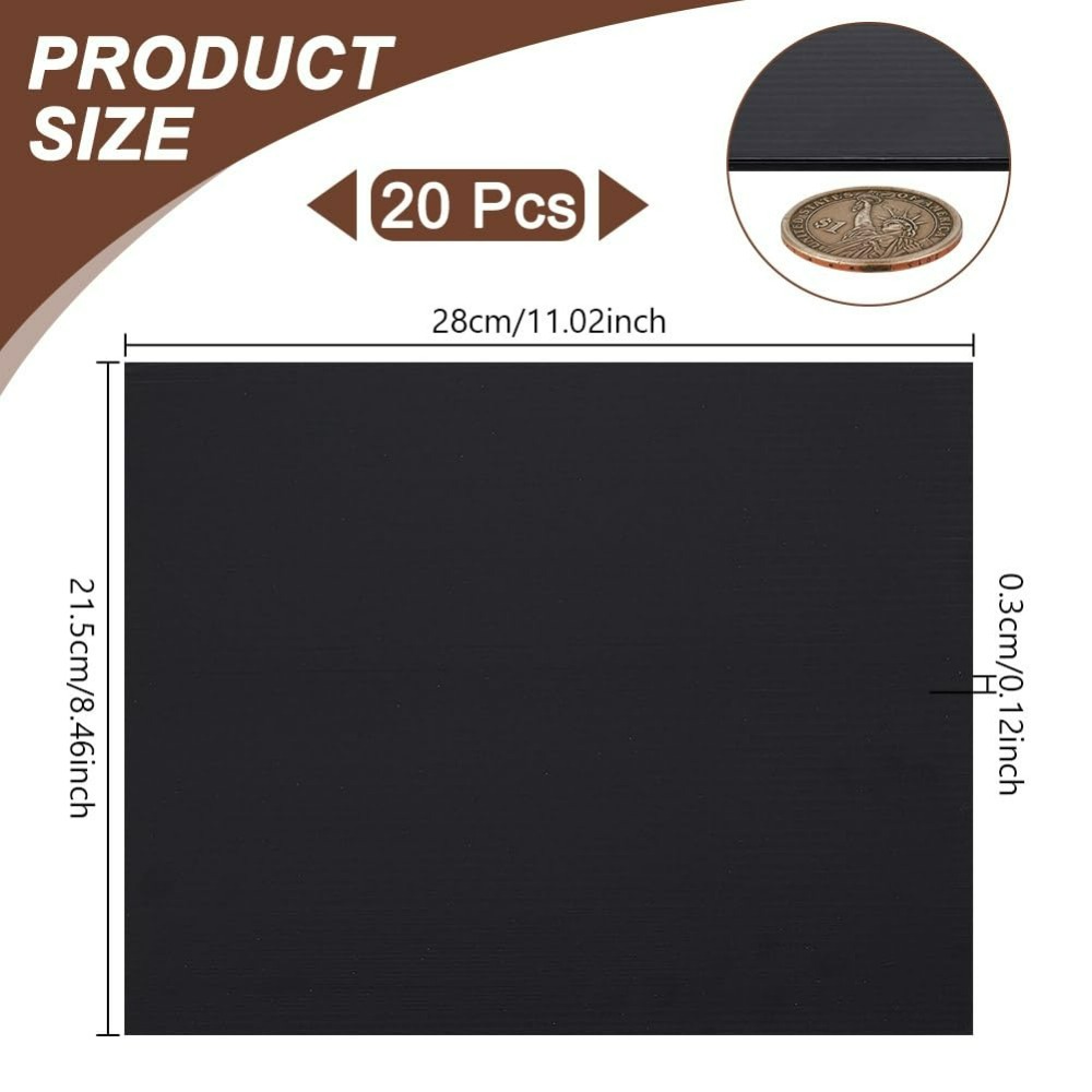 20 hojas de plástico corrugado - Yard Sign Blank reseña y precio