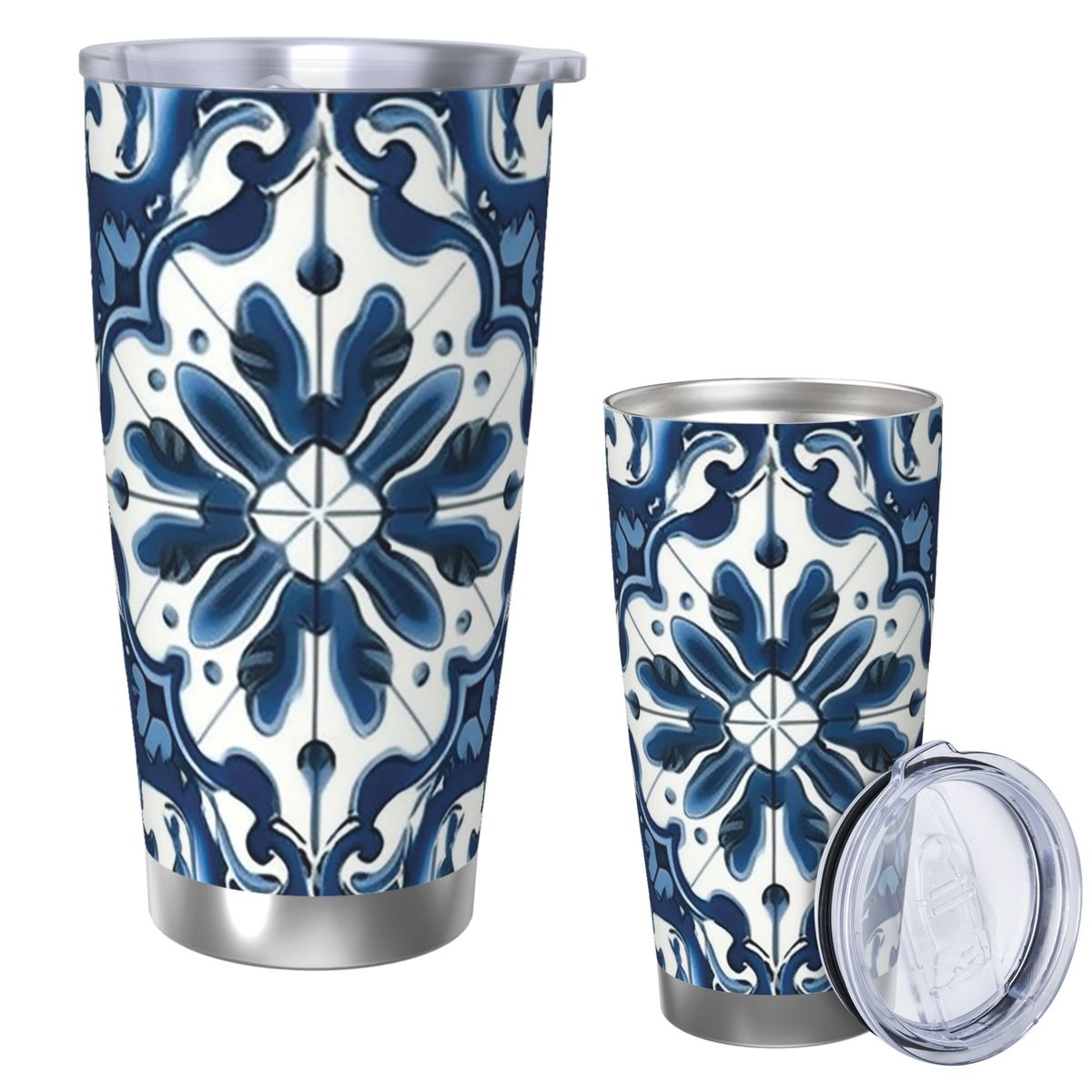Vaso de acero inoxidable con p - Tumbler 20Oz White reseña y precio