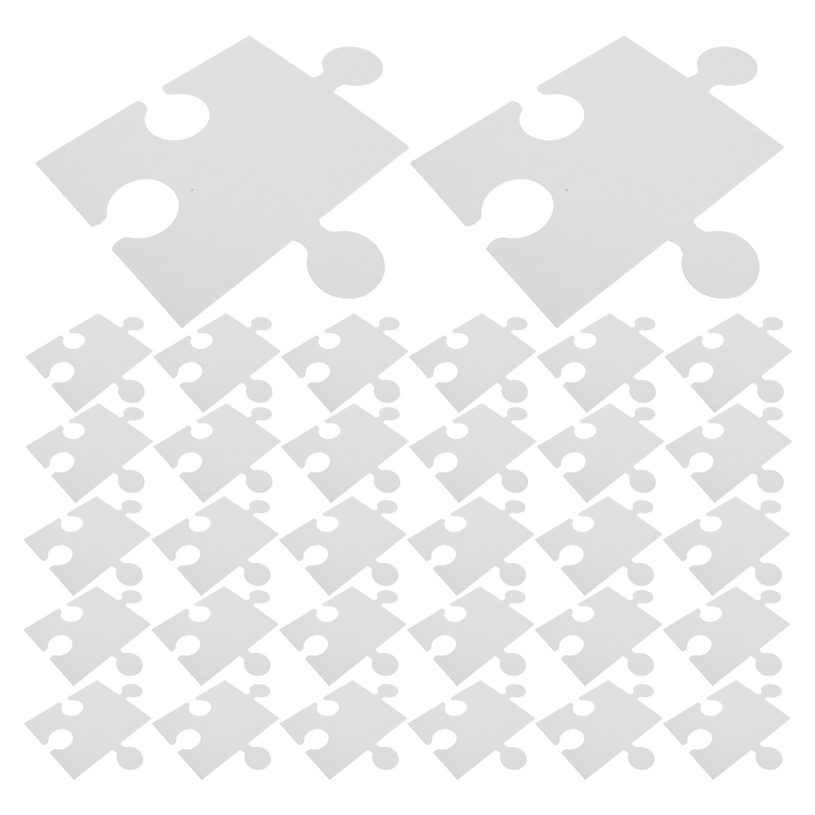 60 Piezas de Rompecabezas Blan - Puzzle Blank White reseña y precio